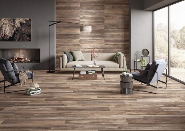 Phòng khách nên chọn loại gỗ công nghiệp bản dài