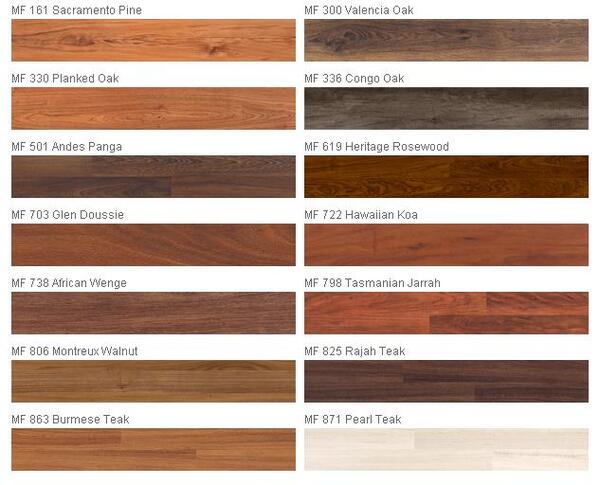 Màu sắc đa dạng của sàn gỗ thương hiệu Inovar Floor